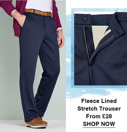 Pegasus Fleece Lined Stretch Trouser - MT352